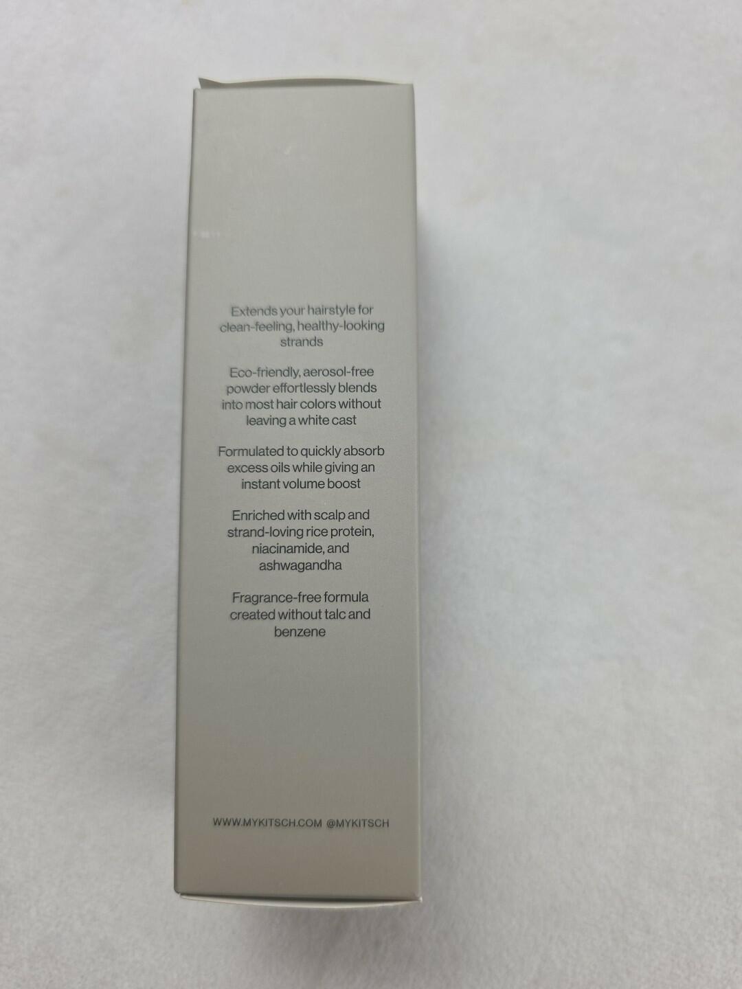 Kitsch Volumizing Rice Protein Dry Shampoo Dark Tinted Powder 1 fl oz