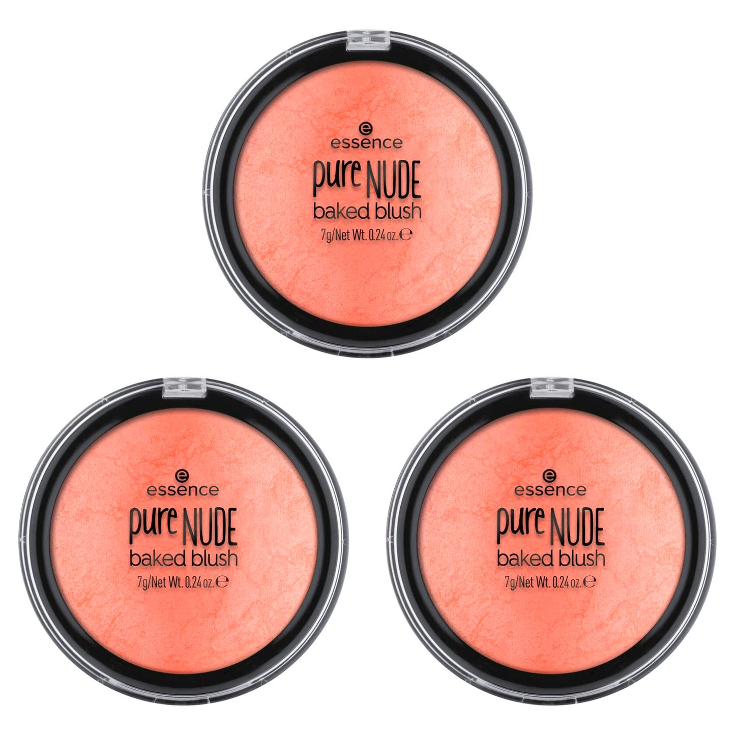 essence Pure Nude Baked Blush Pretty Peach Vegan Cruelty Free Mica