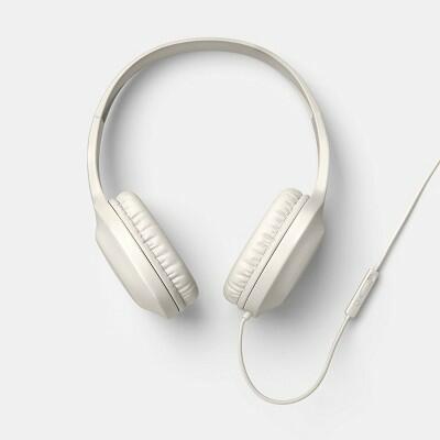 heyday Wired On-Ear Headphones White Wired Stereo Audio