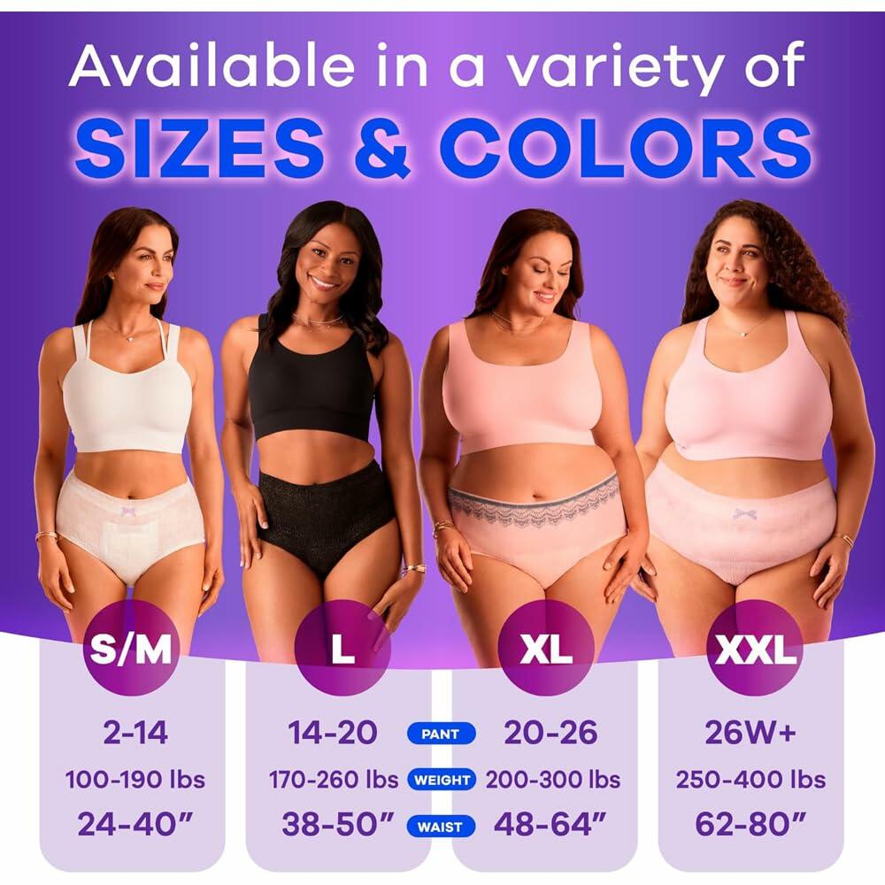 Always Discreet Max Small Underwear 19 Count Size S
