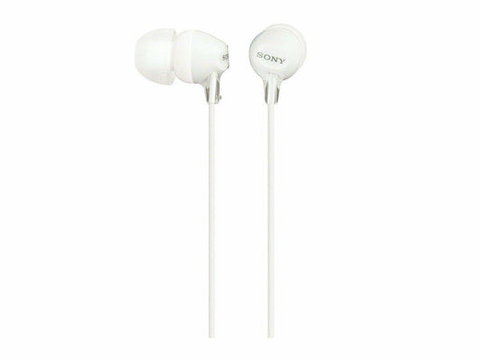 Sony MDREX15LP In-Ear Earbud Headphones White EX Series Wired White