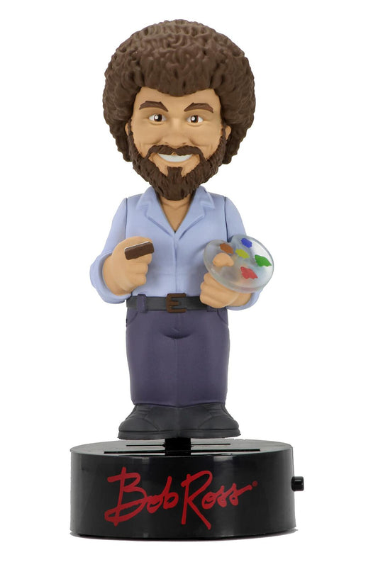 NECA The Joy of Painting Bob Ross Body Knocker Bobblehead 6.5"