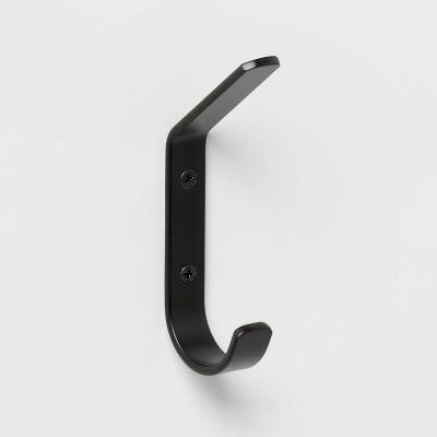 Brightroom Metal Hook Matte Black Iron Durable Wall Mount