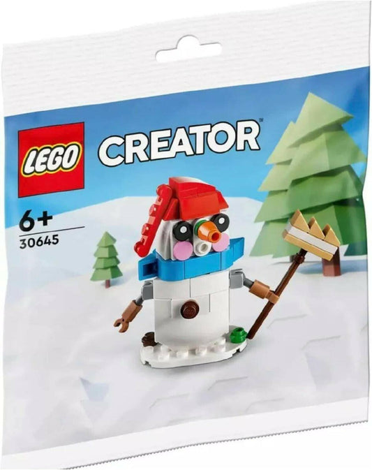 LEGO Creator Snowman Polybag 30645 78 Pieces Holiday Seasonal Toy
