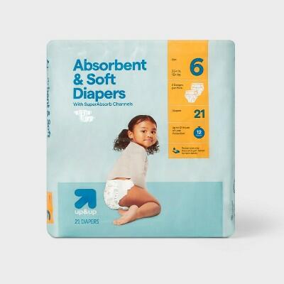 Up&up Disposable Diapers 21ct Size 6