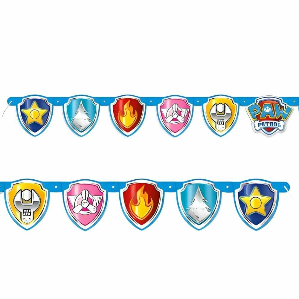 Paw Patrol Large Jointed Banner Colorful 1 Pc Party Decoration 6.5ft