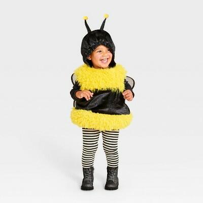 Hyde and EEK Boutique Infant Bumble Bee Halloween Costume Black/Yellow Size9-12M