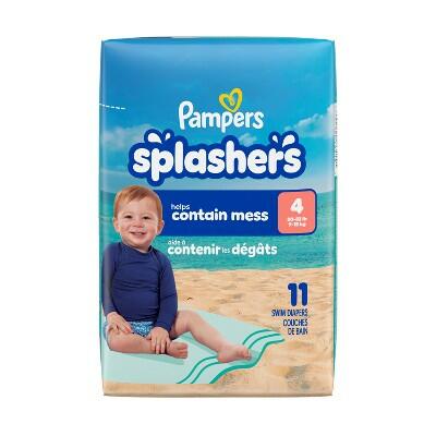 Pampers Splashers Swim Diapers Fruit Punch 11 Ct Size Medium