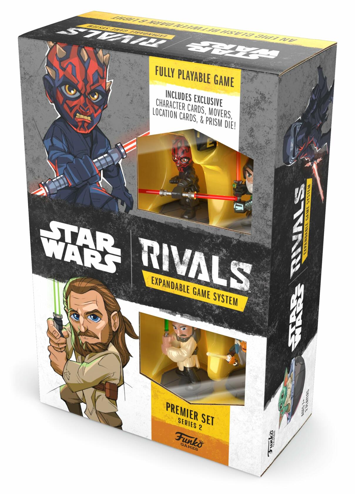 Funko Games Star Wars Rivals S2 Premier Set 4 Exclusive Characters 2 Players 7+