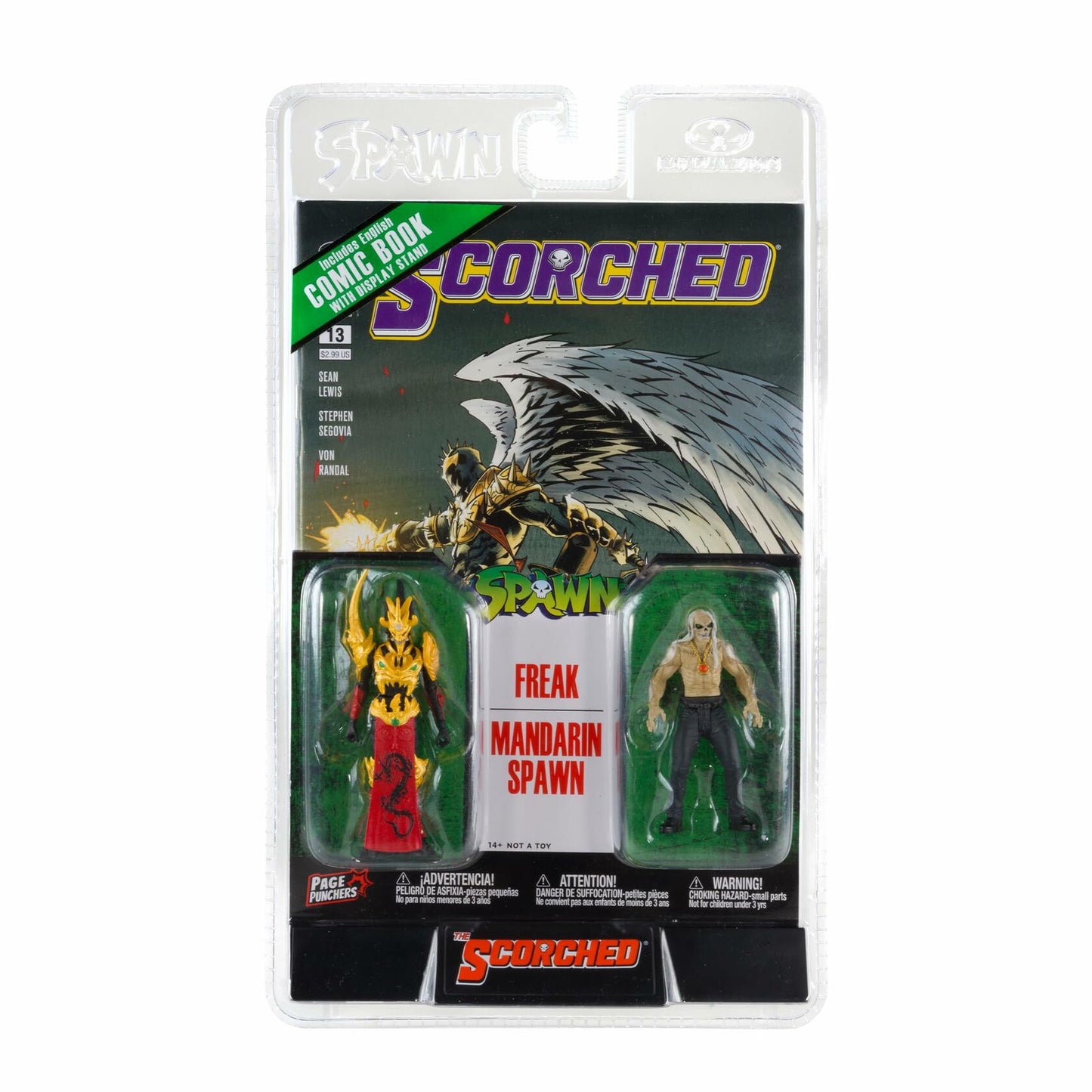 McFarlane Toys Spawn Page Punchers 2pk Freak & Mandarin 3in Action Figures