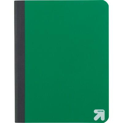 up&up Wide Ruled Green Flexible Cover Composition Notebook 7.5x9.75 70 Pages
