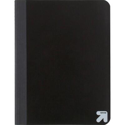 Up&up™ Wide Ruled Black Flexible Cover Composition Notebook 7.5x9.75 70 Pages