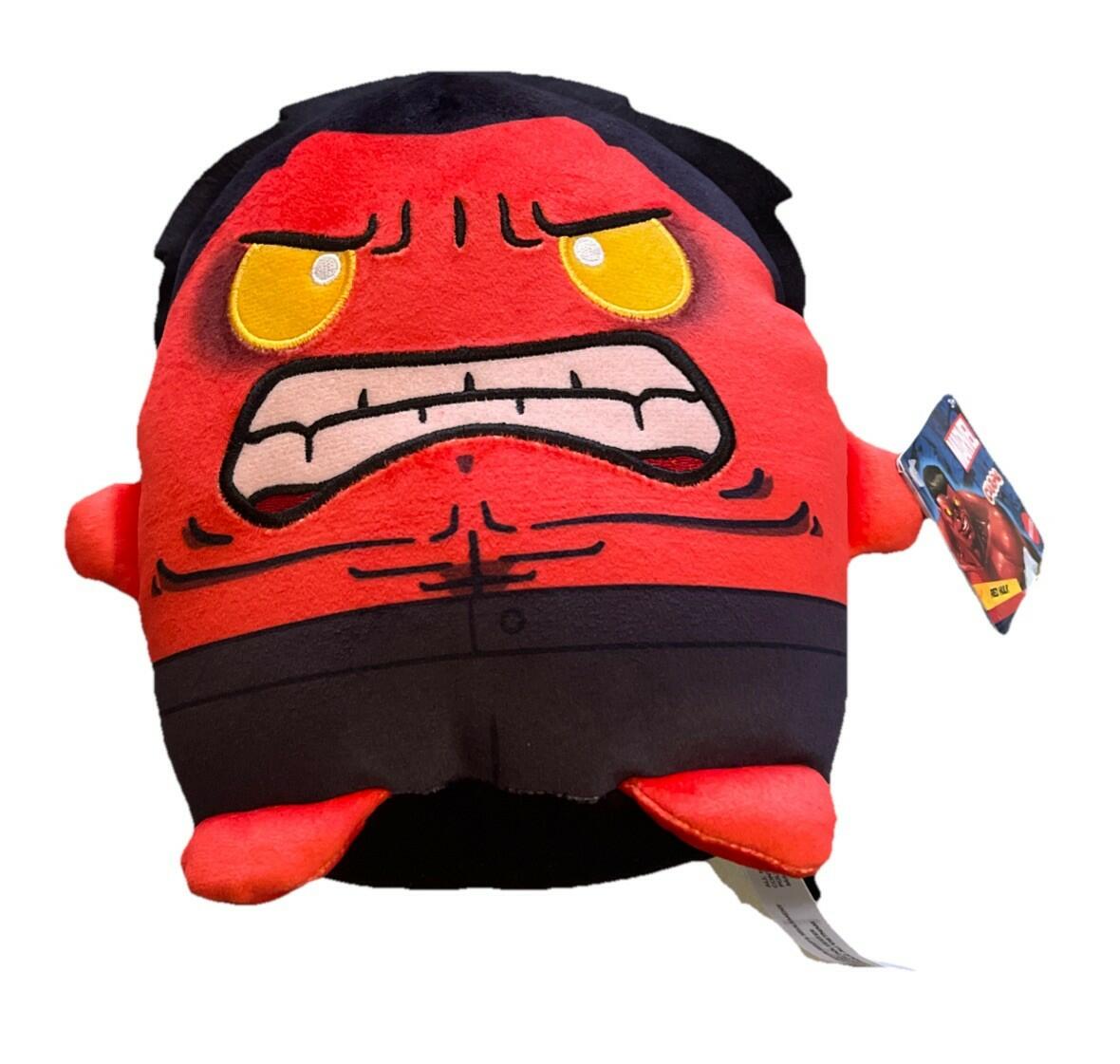 Marvel Red Hulk Plush Toy 7" Collectible Soft Doll Yellow Color