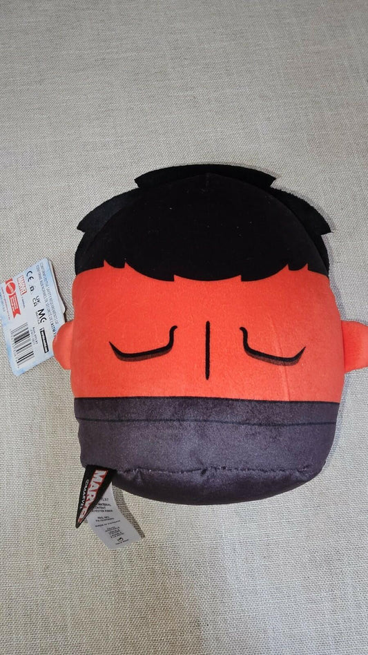 Marvel Red Hulk Plush Toy 7" Collectible Soft Doll Yellow Color
