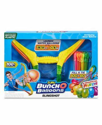ZURU Bunch O Balloons Tropical Party Slingshot 100+ Rapid-Filling Water Balloons