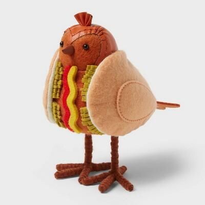 Featherly Friends Franky Hot Dog Sun Squad 2025 Fabric Bird Toy Brown