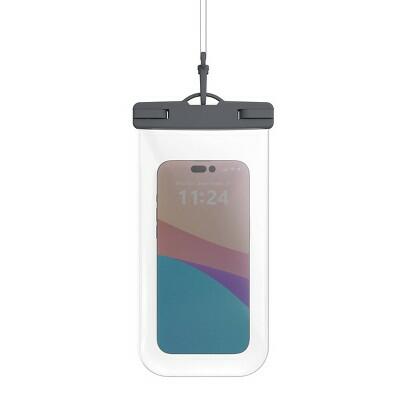 GEMS Waterproof Phone Pouch Charcoal Gray Universal Size Cell Phone Dry Cover