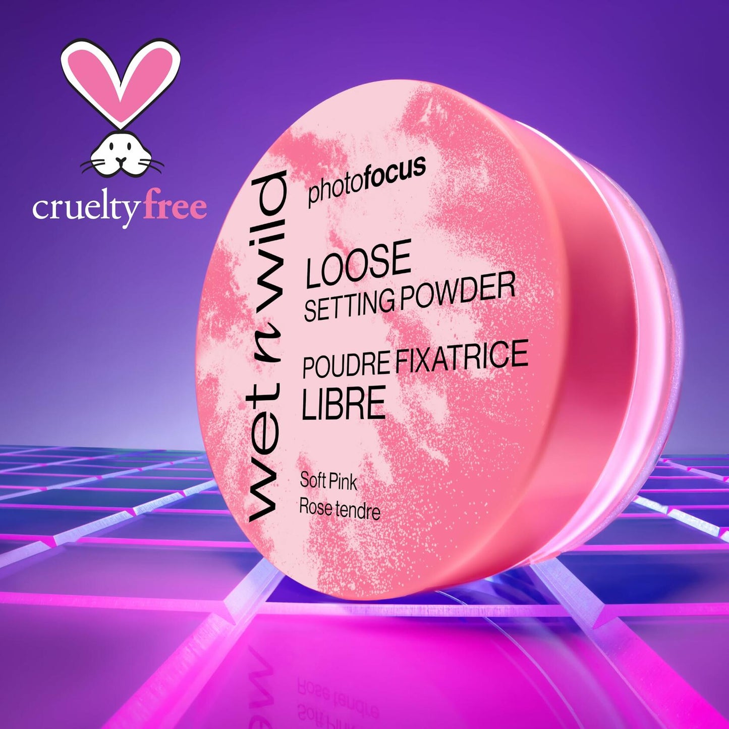 wet n wild Photo Focus Loose Baking Setting Powder Highlighter 0.7oz Translucent