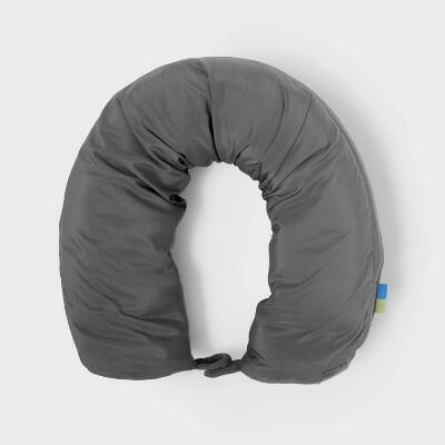 Open Story Packing Cube with Neck Pillow Gray Travel Luggage Accessory