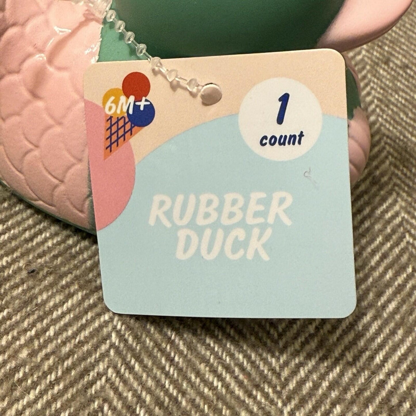 Target Bullseye's Playground Mermaid Rubber Duck 2.5" Figurine Plastic