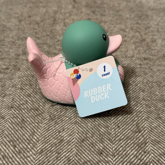 Target Bullseye's Playground Mermaid Rubber Duck 2.5" Figurine Plastic