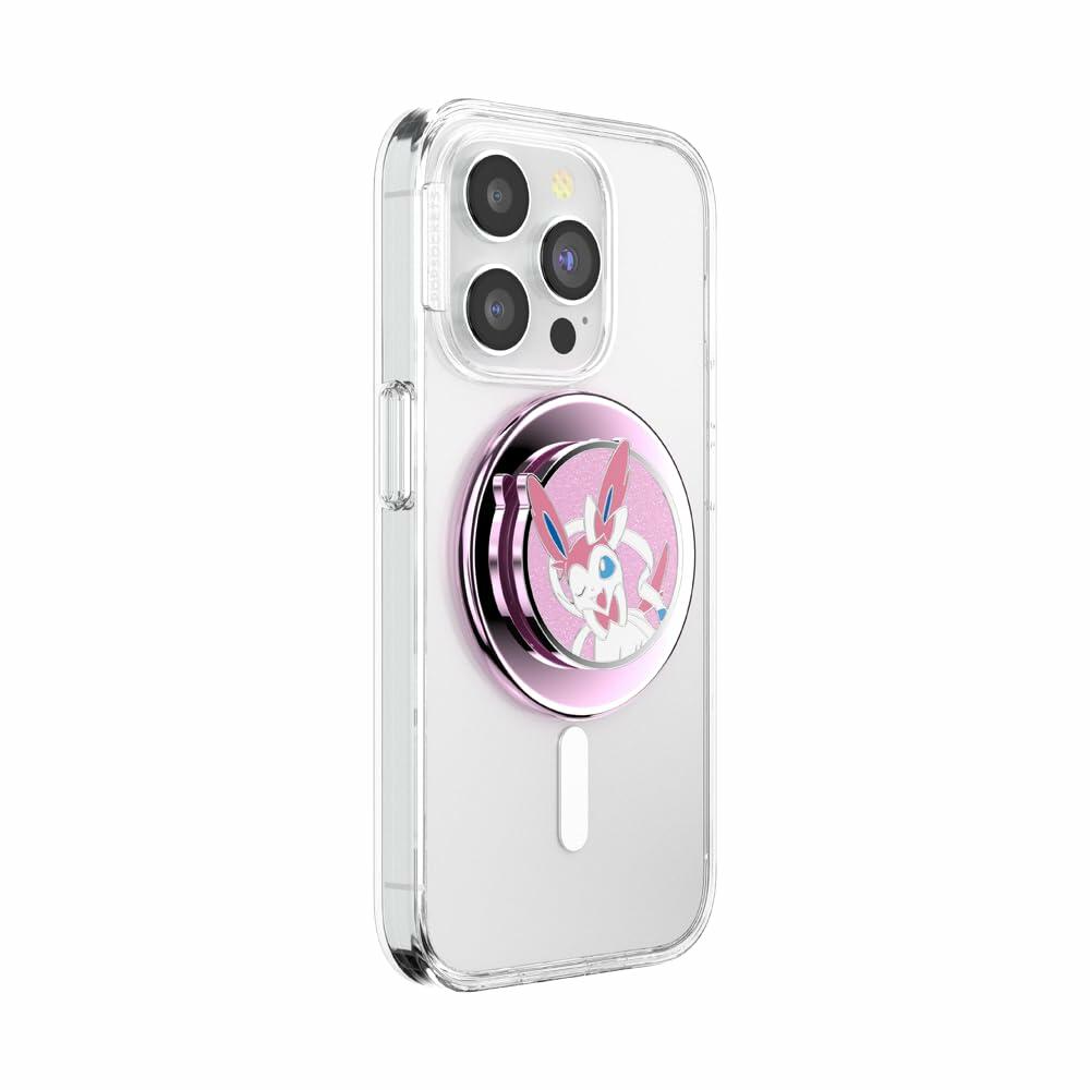PopSockets Phone Grip MagSafe Kickstand Swappable Top Sylveon Wink