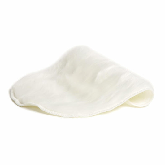 U Brands Round Fur Rug White Faux Sheepskin Soft Fluffy 3ft Diameter