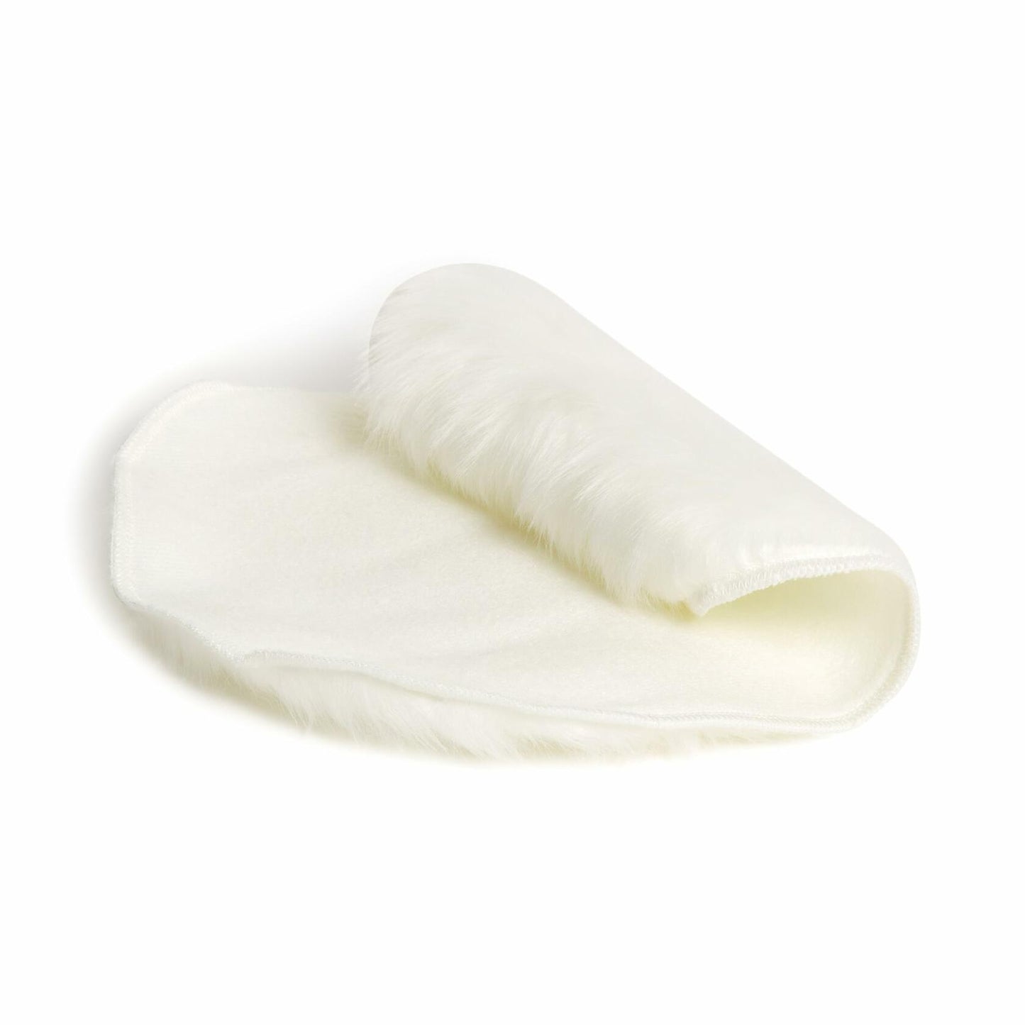 U Brands Round Fur Rug White Faux Sheepskin Soft Fluffy 3ft Diameter