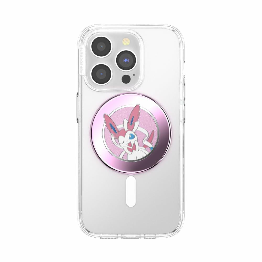 PopSockets Phone Grip MagSafe Kickstand Swappable Top Sylveon Wink