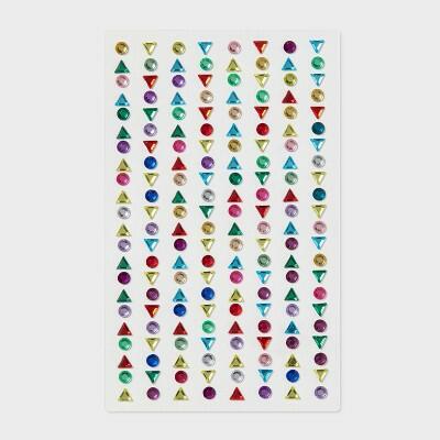 Spritz™ Party Favor Gem Earrings Multicolor 176ct Sticker Earrings Kids