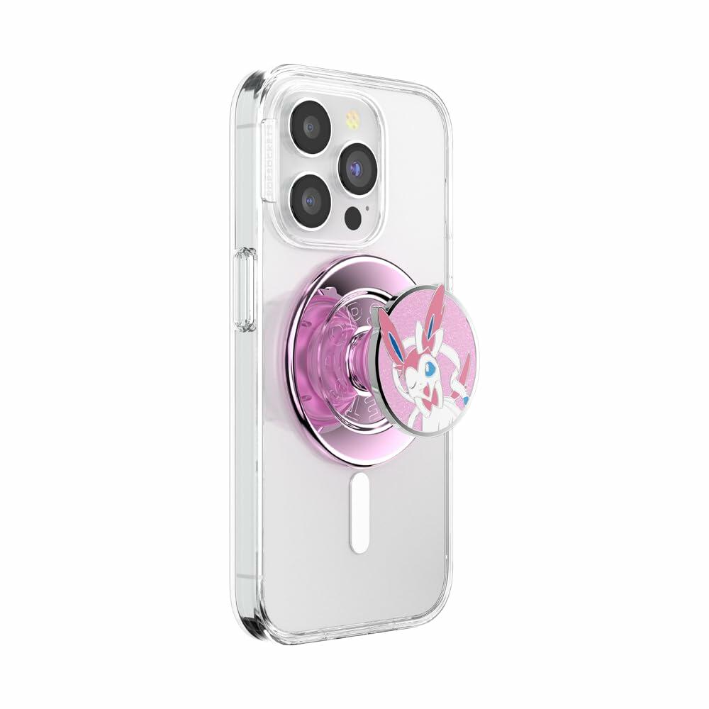 PopSockets Phone Grip MagSafe Kickstand Swappable Top Sylveon Wink