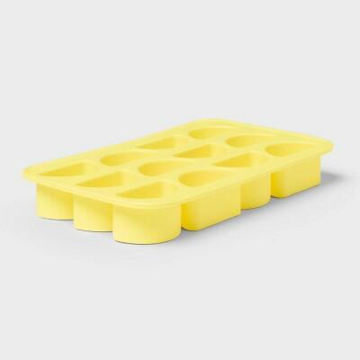 Sun Squad Lemons Ice Mold Yellow Silicone Mini Ice Tray