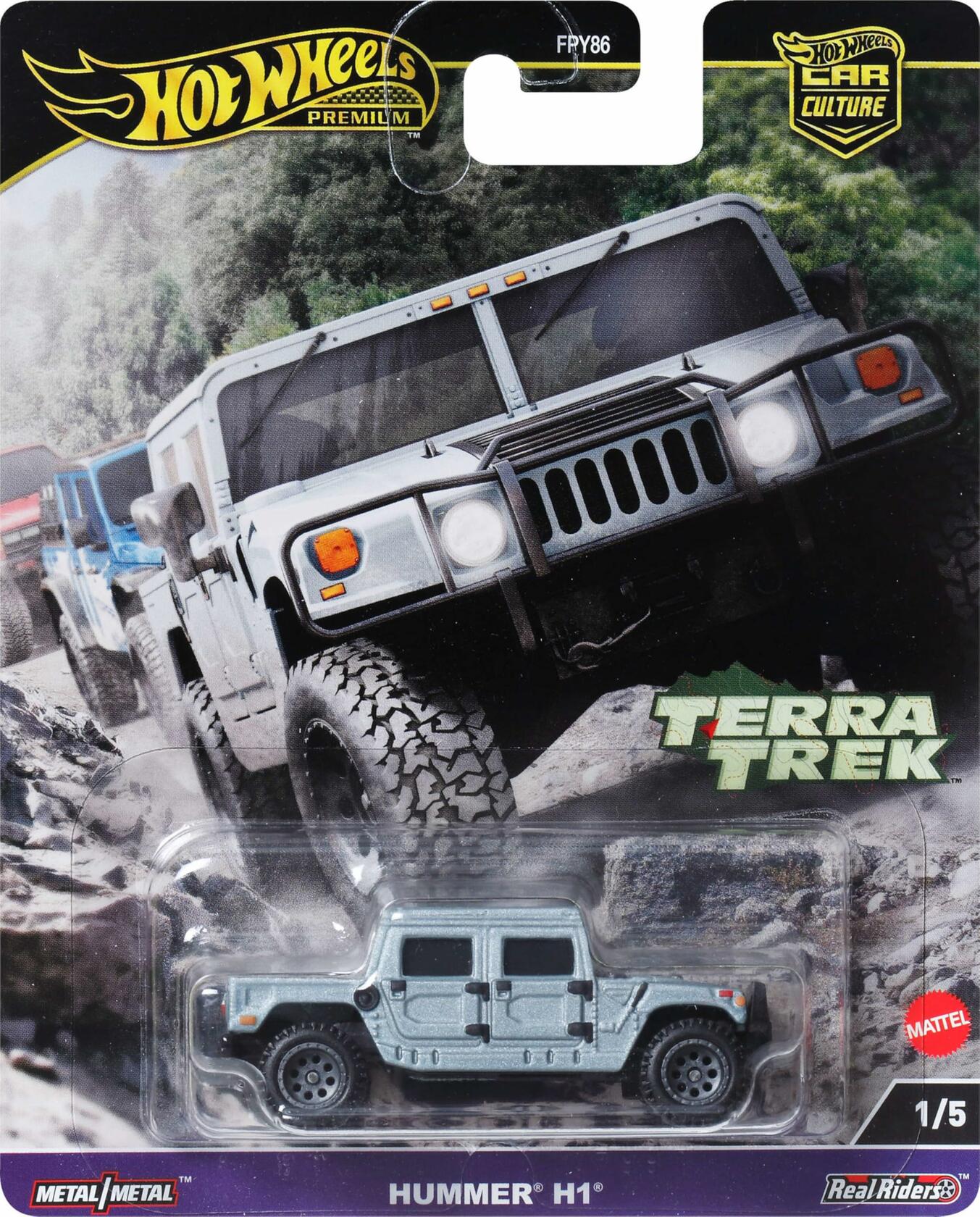 Hot Wheels Premium Car Culture 1:64 Die-Cast Hummer H1 Terra Trek Vehicle