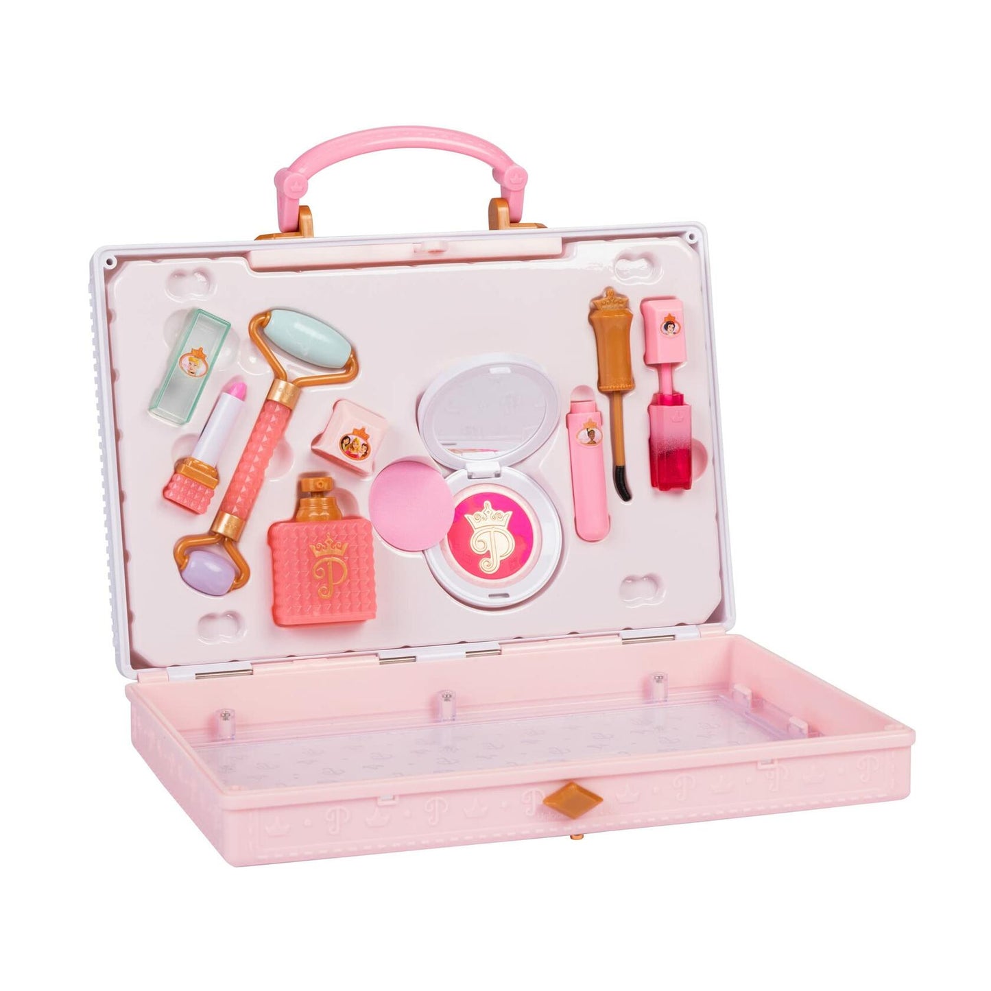 Disney Princess Style Collection Girls Makeup Tote Bag with 8 Play Tools