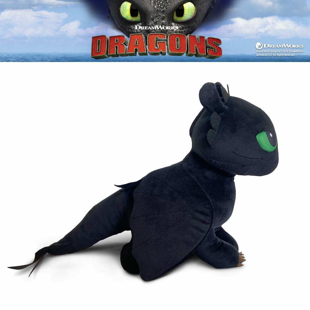 Franco How to Train Your Dragon Toothless Cozy Pillow Buddy Light Up Eyes