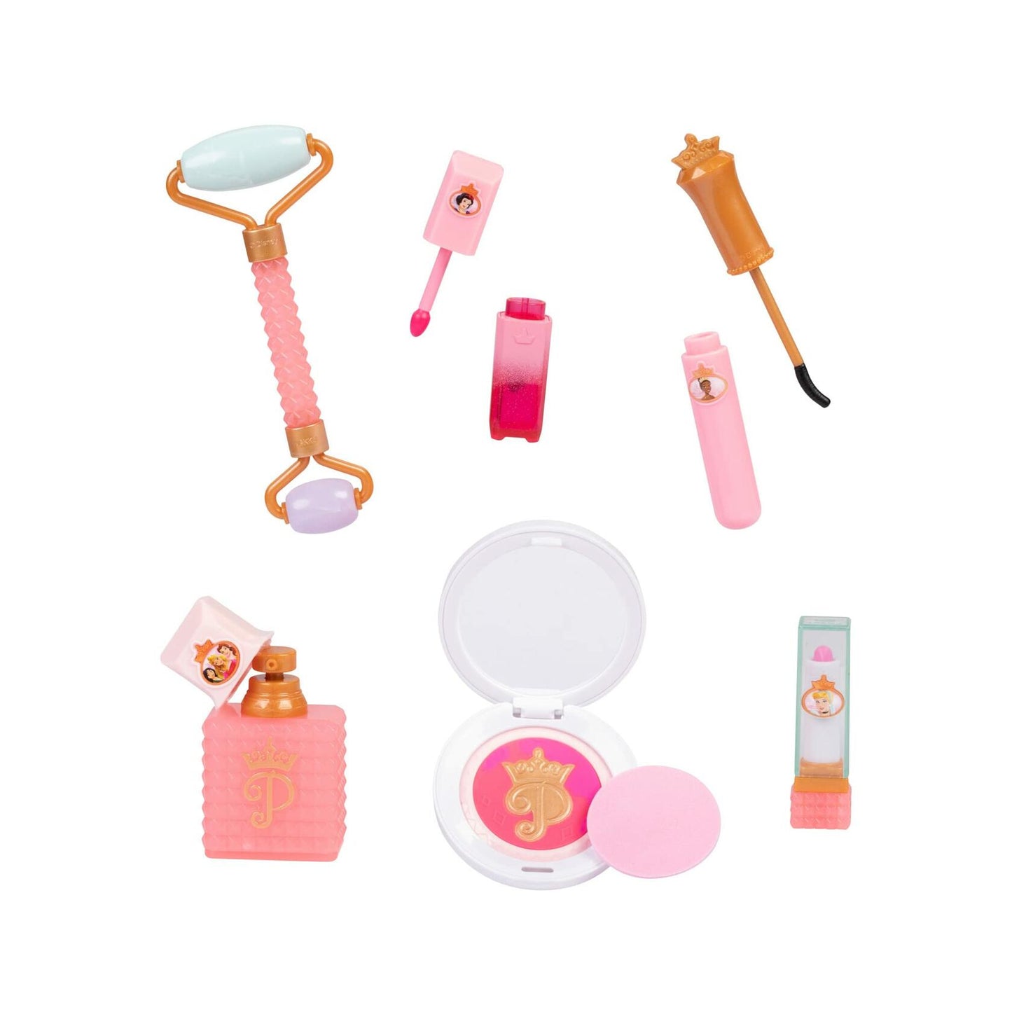 Disney Princess Style Collection Girls Makeup Tote Bag with 8 Play Tools