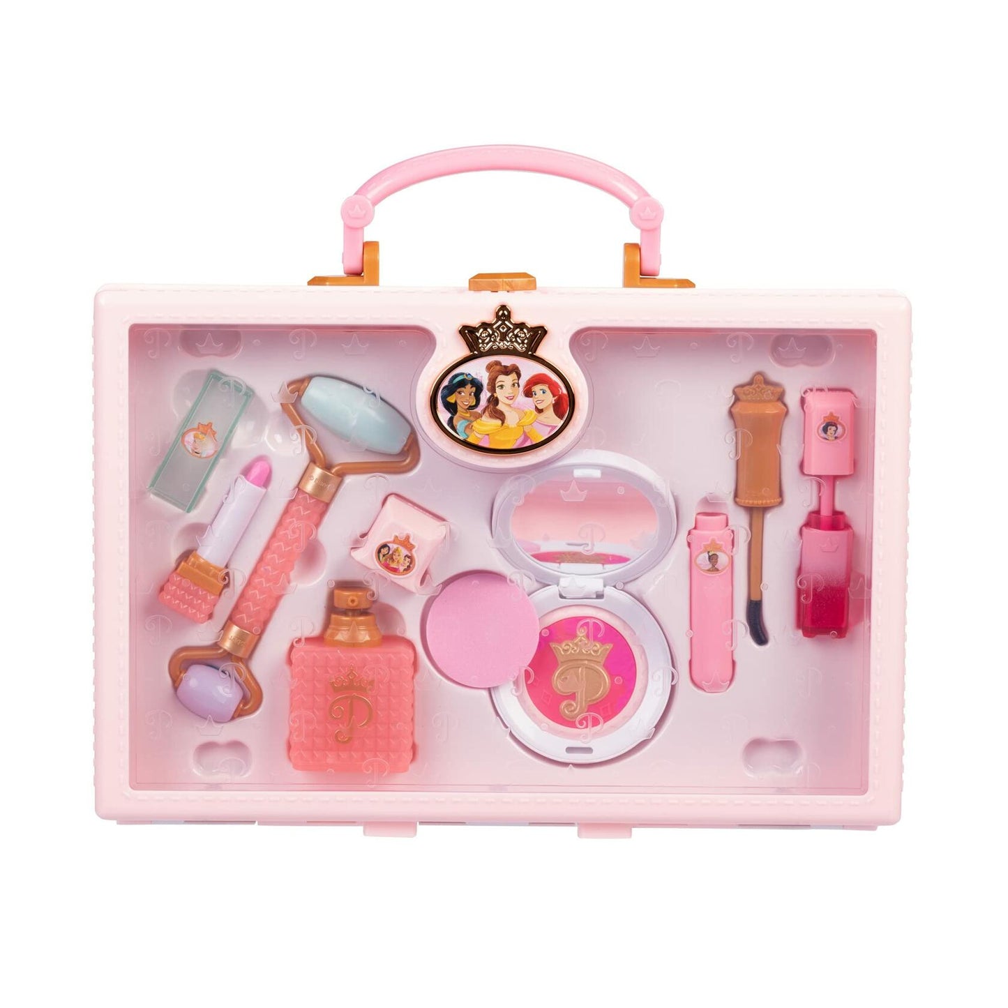 Disney Princess Style Collection Girls Makeup Tote Bag with 8 Play Tools