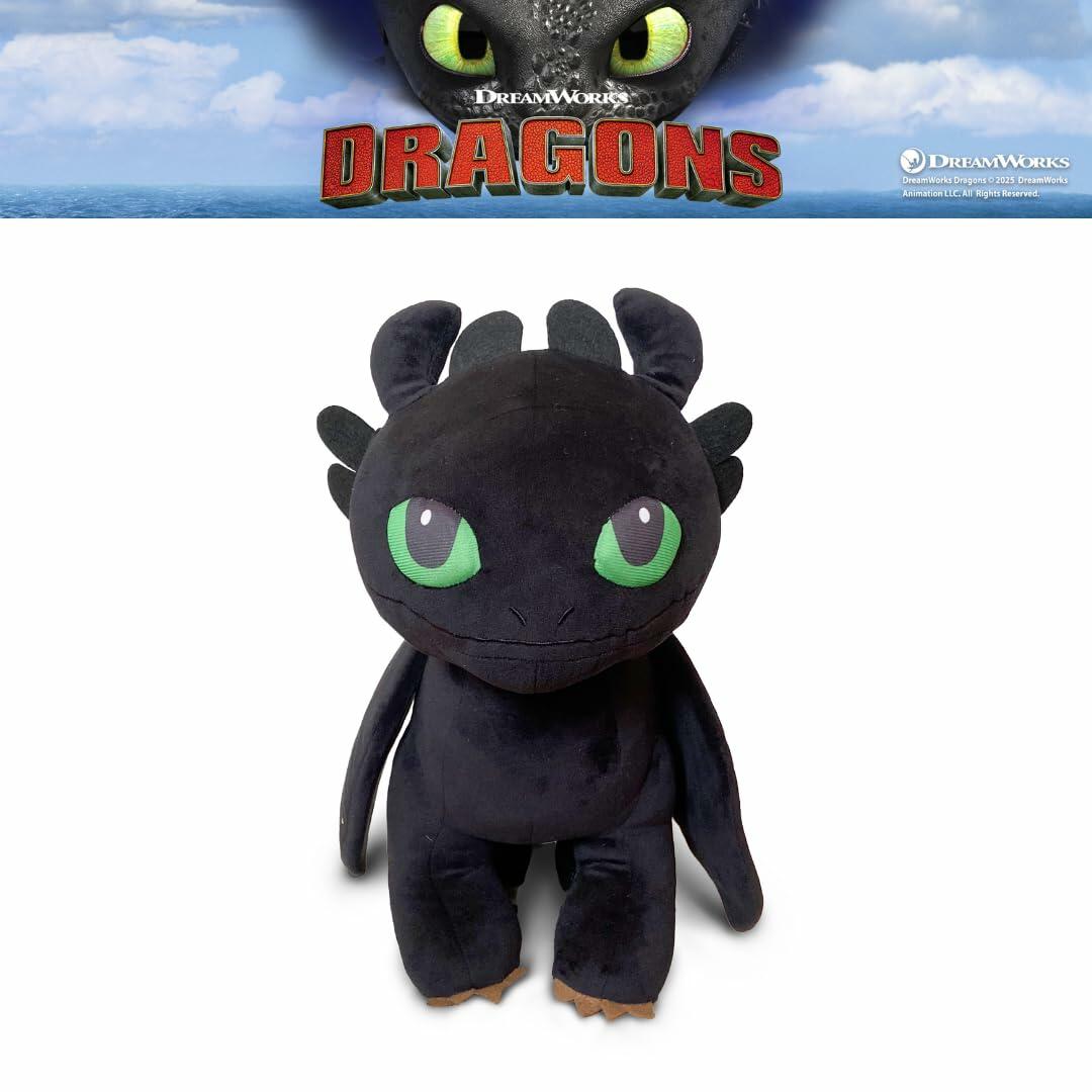 Franco How to Train Your Dragon Toothless Cozy Pillow Buddy Light Up Eyes