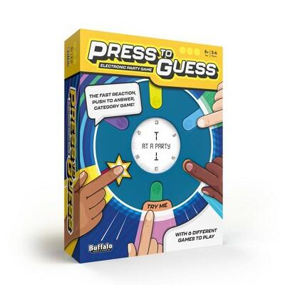 Buffalo Games Press To Guess Game Electronic Party Game 6 Ways To Play 8+