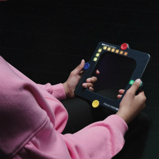 Snake Attack Electronic Handheld Game Solo Multiplayer Reflex Kids 8+