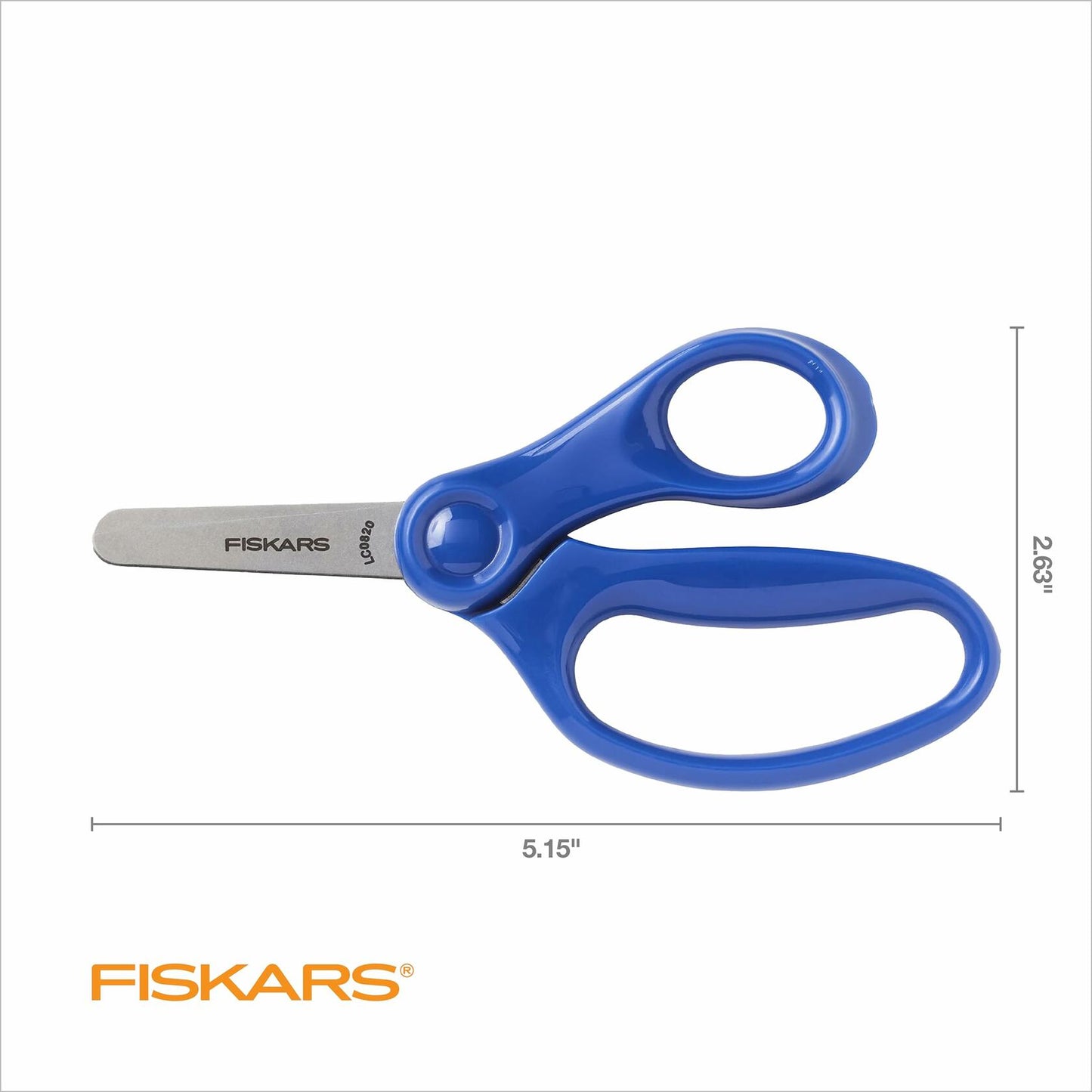 Fiskars 5" Blunt-Tip Kids Scissors Blue Ages 4-7 School Crafting