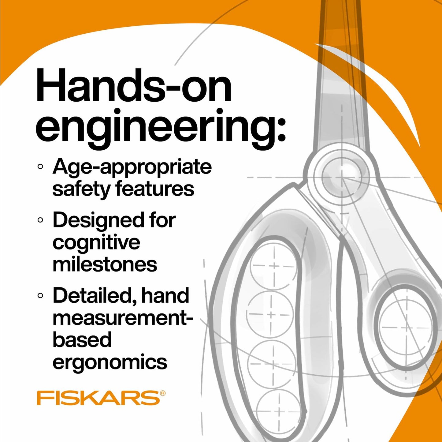 Fiskars 5" Blunt-Tip Kids Scissors Blue Ages 4-7 School Crafting