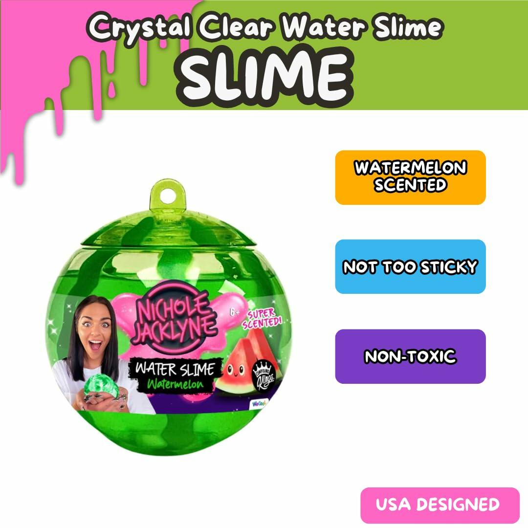 Nichole Jacklyne Watermelon Scented Water Slime Kids Toy 15oz Watermelon