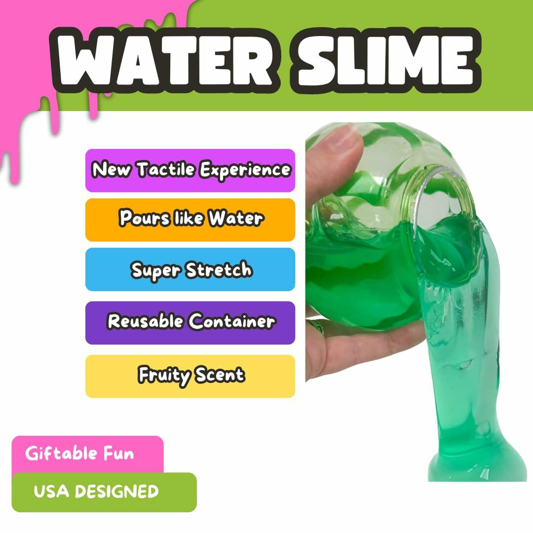 Nichole Jacklyne Watermelon Scented Water Slime Kids Toy 15oz Watermelon