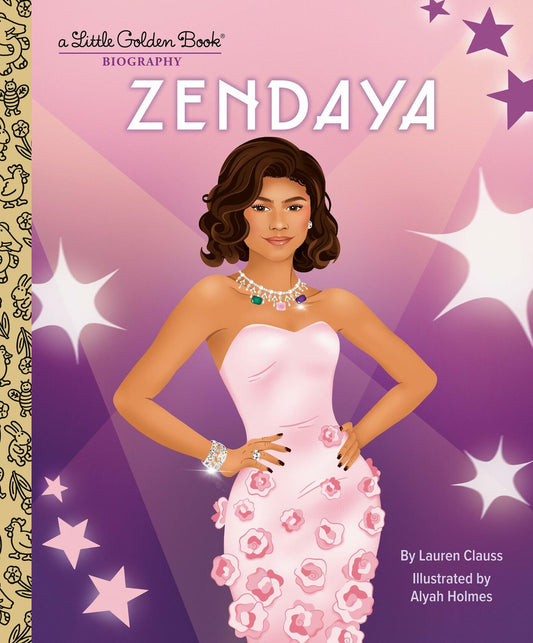 Zendaya A Little Golden Book Biography by Lauren Clauss Hardcover Kids Book