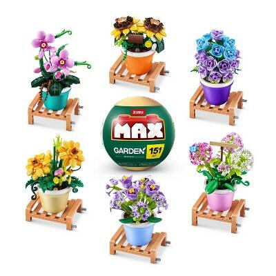 MAX Build More Garden Capsule Educational Blocks 150Pieces Creativity Fine Motor
