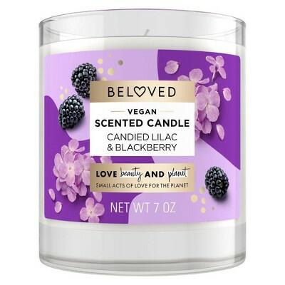 Beloved Candied Lilac & Blackberry 1-Wick Candle 7oz