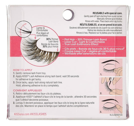 Kiss Lash Couture Luxtensions Royal Silk Pack of 2 False Eyelashes