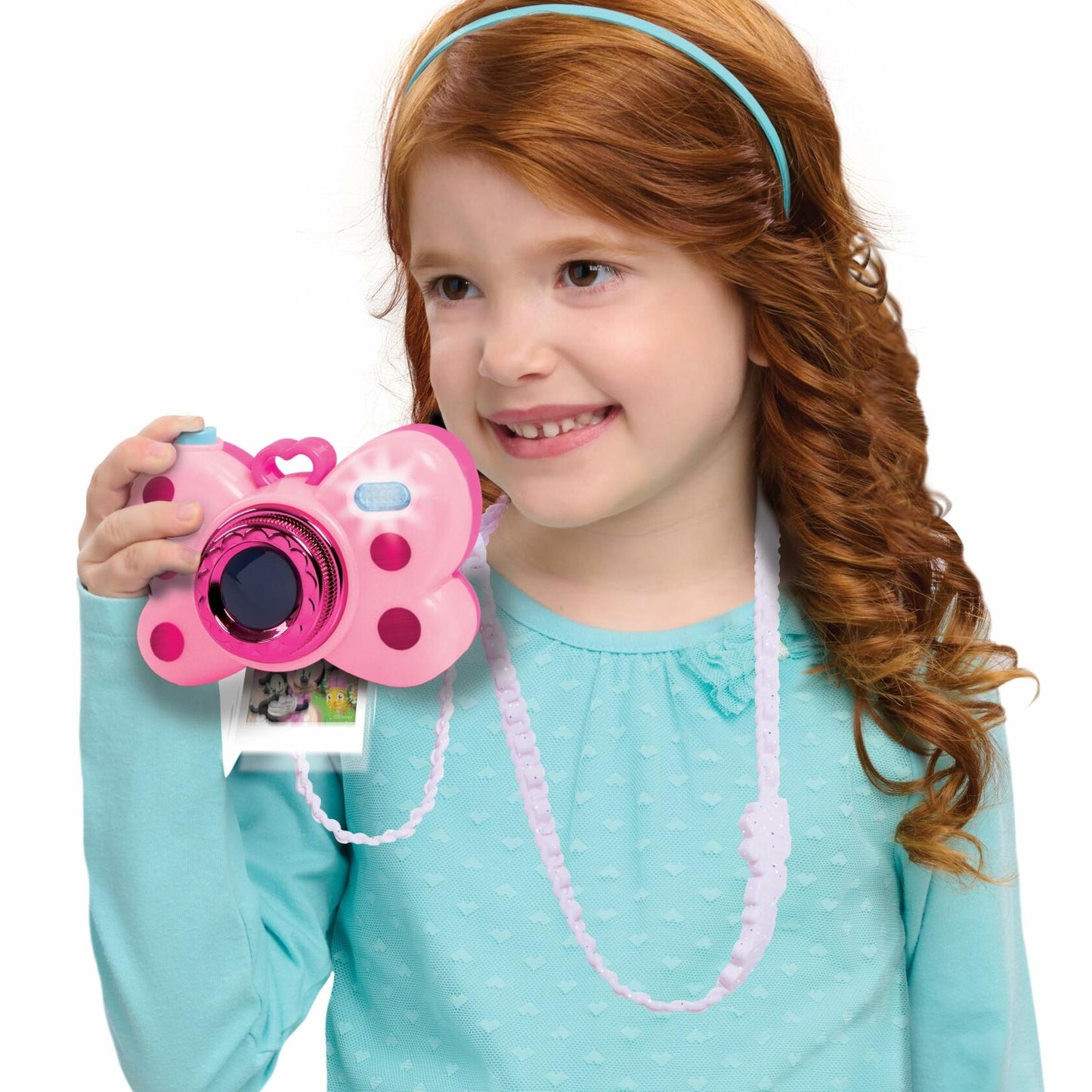 Just Play Disney Junior Minnie Mouse Picture Perfect Play Camera Pink 4-Pcs