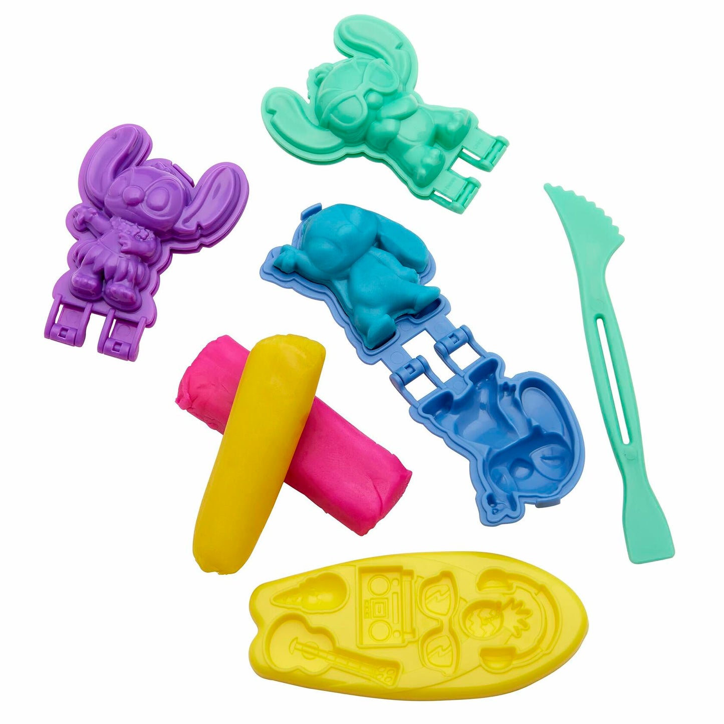 Cra-Z-Art Disney Stitch Softee Dough Press 'N Mold Playset Blue 3+